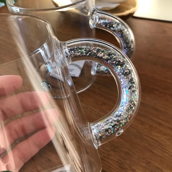 starbucks | 2019 holiday glass glitter mug - Picture 2 of 2